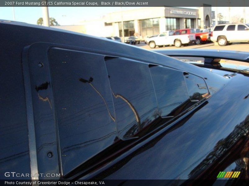 Black / Black/Dove Accent 2007 Ford Mustang GT/CS California Special Coupe
