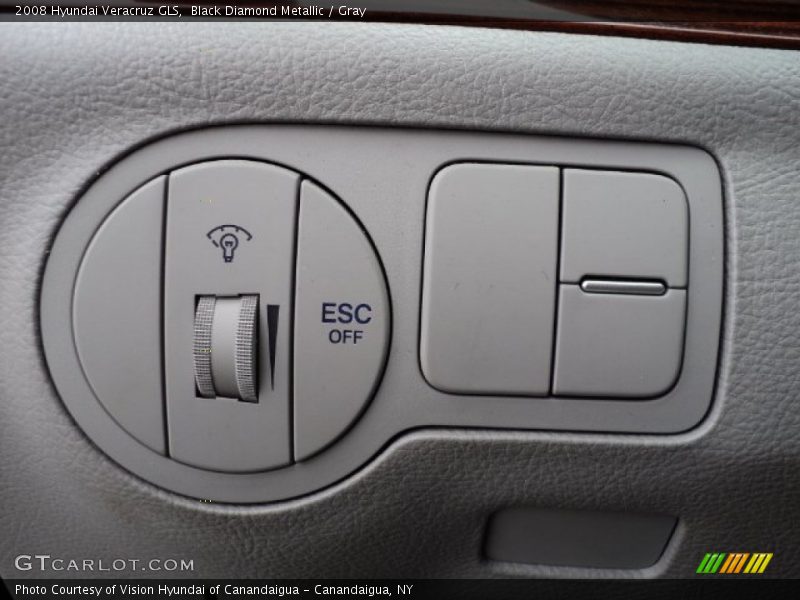 Black Diamond Metallic / Gray 2008 Hyundai Veracruz GLS