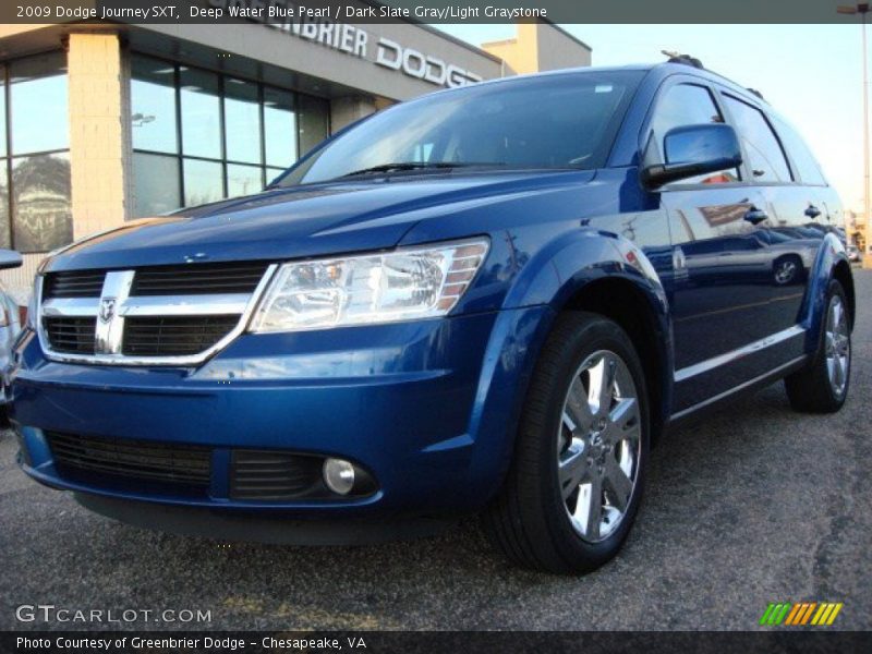Deep Water Blue Pearl / Dark Slate Gray/Light Graystone 2009 Dodge Journey SXT