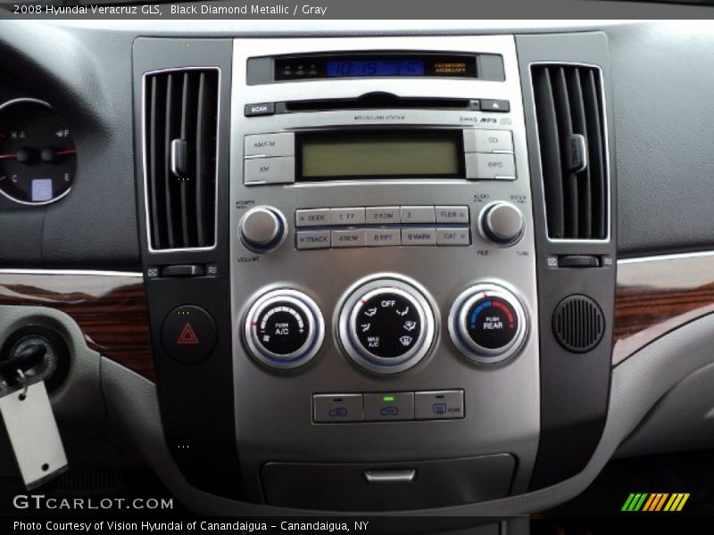 Black Diamond Metallic / Gray 2008 Hyundai Veracruz GLS