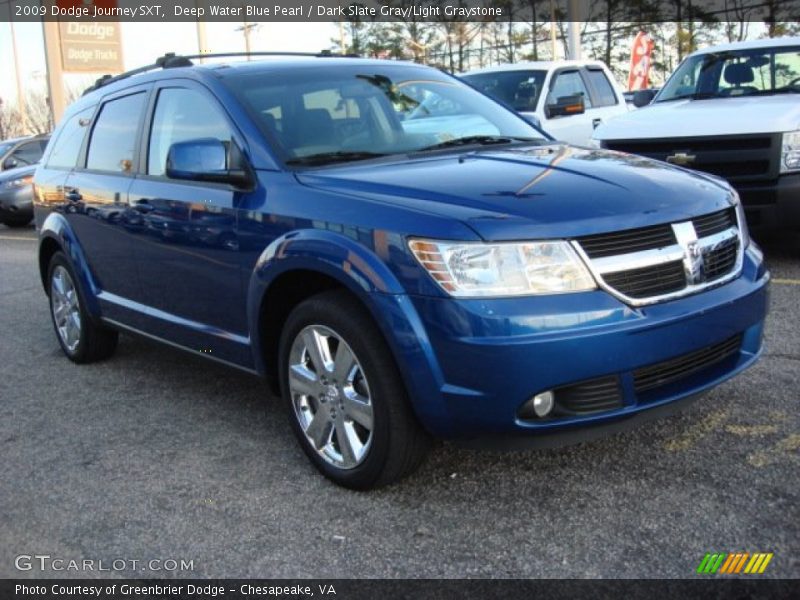 Deep Water Blue Pearl / Dark Slate Gray/Light Graystone 2009 Dodge Journey SXT