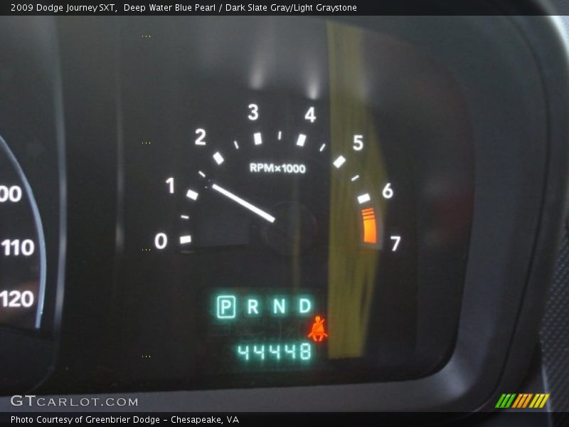 Deep Water Blue Pearl / Dark Slate Gray/Light Graystone 2009 Dodge Journey SXT