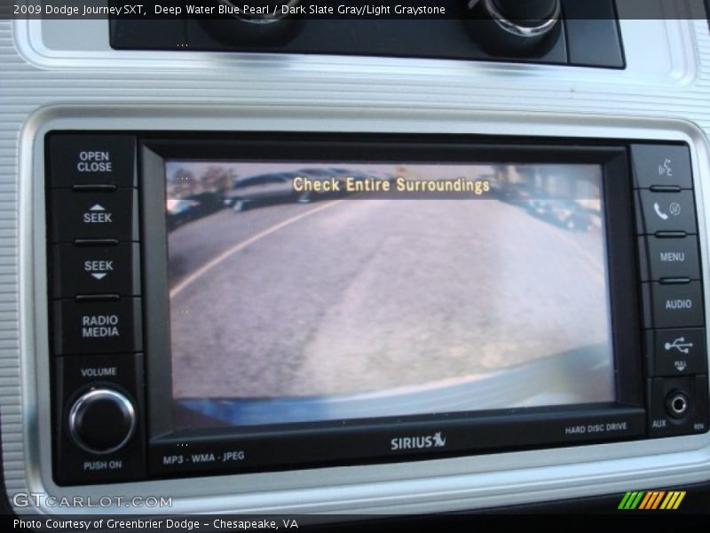 Deep Water Blue Pearl / Dark Slate Gray/Light Graystone 2009 Dodge Journey SXT