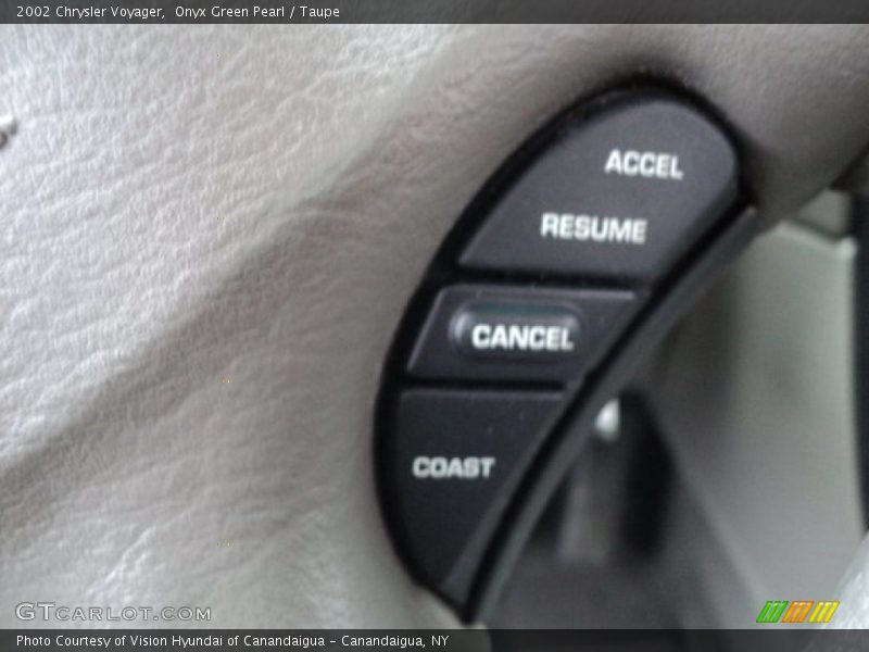 Onyx Green Pearl / Taupe 2002 Chrysler Voyager