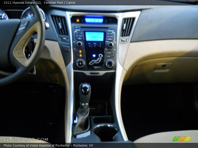 Venetian Red / Camel 2011 Hyundai Sonata GLS