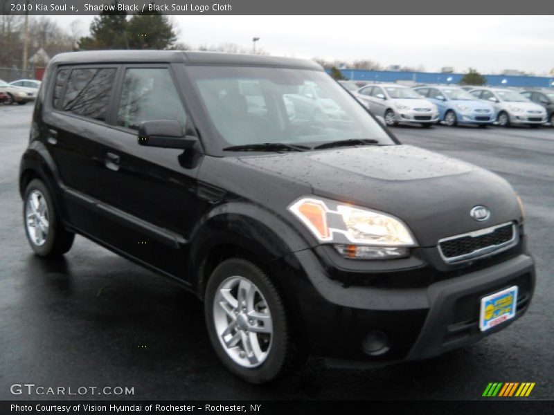 Shadow Black / Black Soul Logo Cloth 2010 Kia Soul +