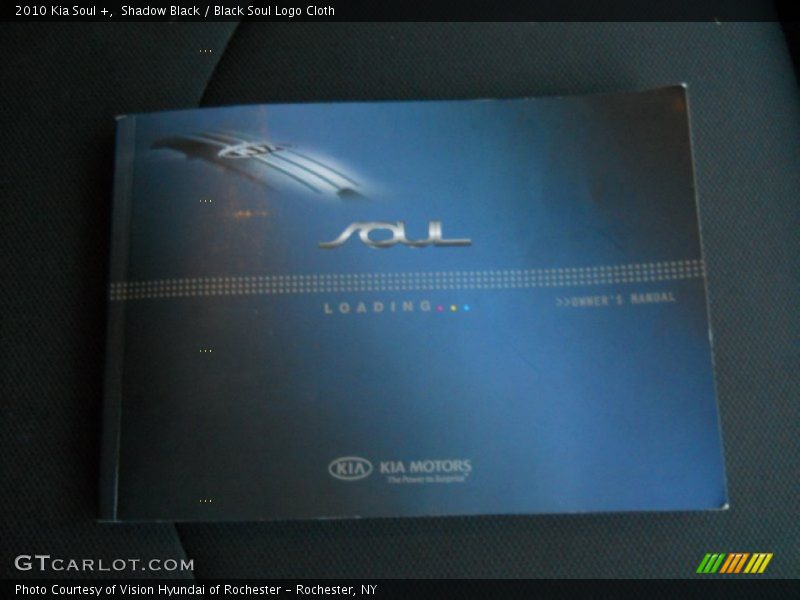 Shadow Black / Black Soul Logo Cloth 2010 Kia Soul +