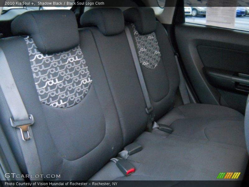 Shadow Black / Black Soul Logo Cloth 2010 Kia Soul +