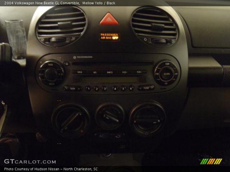 Mellow Yello / Black 2004 Volkswagen New Beetle GL Convertible