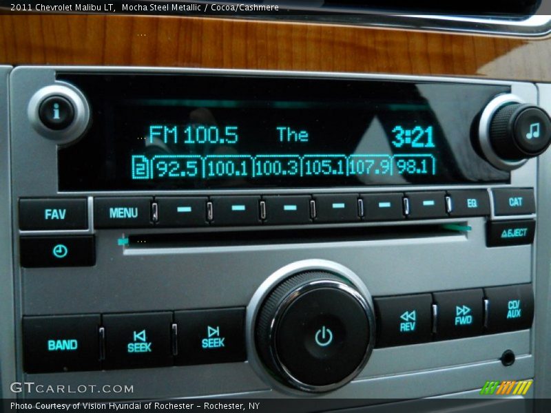 Mocha Steel Metallic / Cocoa/Cashmere 2011 Chevrolet Malibu LT