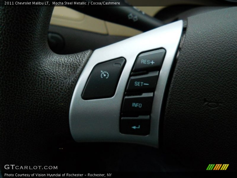 Mocha Steel Metallic / Cocoa/Cashmere 2011 Chevrolet Malibu LT