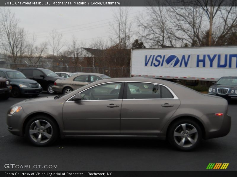 Mocha Steel Metallic / Cocoa/Cashmere 2011 Chevrolet Malibu LT