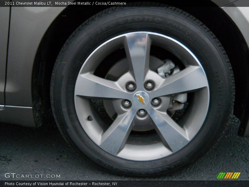 Mocha Steel Metallic / Cocoa/Cashmere 2011 Chevrolet Malibu LT