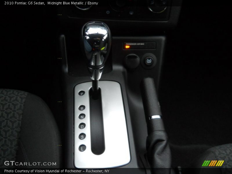 Midnight Blue Metallic / Ebony 2010 Pontiac G6 Sedan