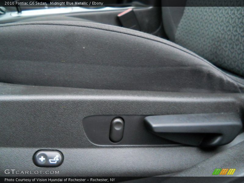 Midnight Blue Metallic / Ebony 2010 Pontiac G6 Sedan