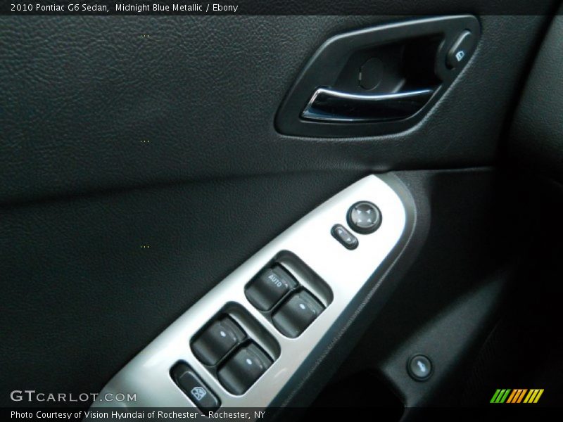 Midnight Blue Metallic / Ebony 2010 Pontiac G6 Sedan