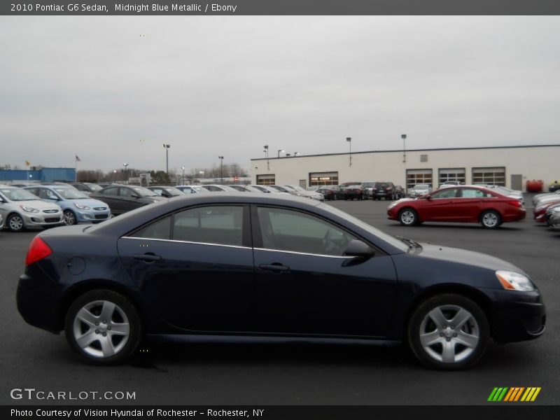 Midnight Blue Metallic / Ebony 2010 Pontiac G6 Sedan