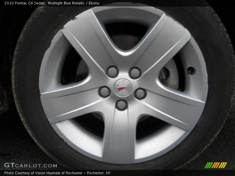 Midnight Blue Metallic / Ebony 2010 Pontiac G6 Sedan