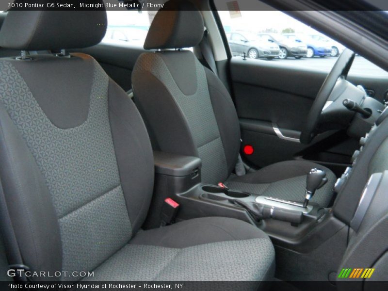 Midnight Blue Metallic / Ebony 2010 Pontiac G6 Sedan
