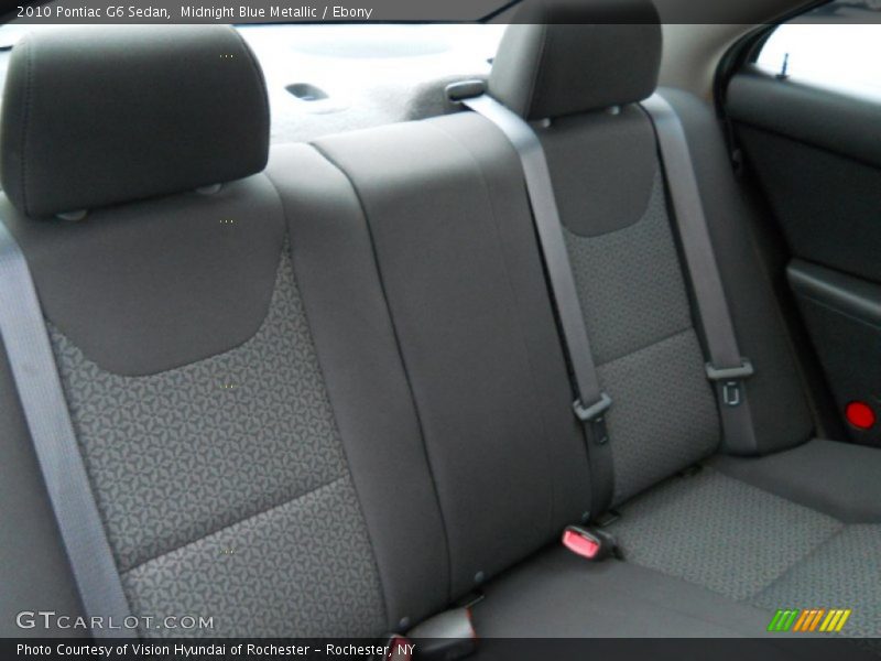 Midnight Blue Metallic / Ebony 2010 Pontiac G6 Sedan