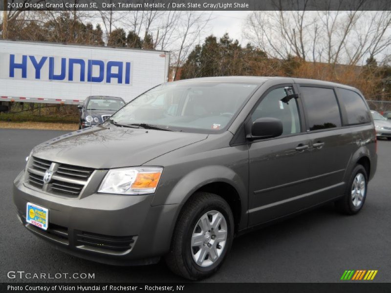 Dark Titanium Metallic / Dark Slate Gray/Light Shale 2010 Dodge Grand Caravan SE