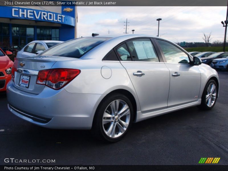 Silver Ice Metallic / Jet Black Leather 2011 Chevrolet Cruze LTZ/RS