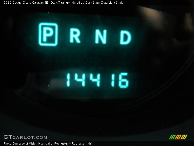 Dark Titanium Metallic / Dark Slate Gray/Light Shale 2010 Dodge Grand Caravan SE