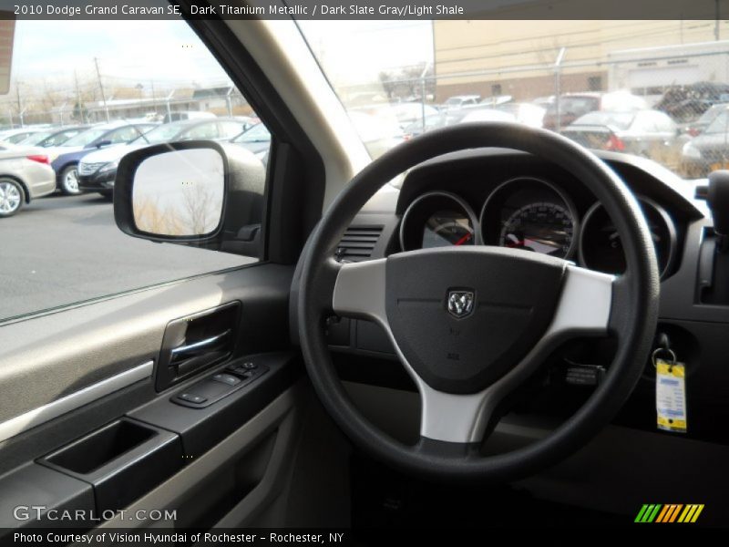 Dark Titanium Metallic / Dark Slate Gray/Light Shale 2010 Dodge Grand Caravan SE