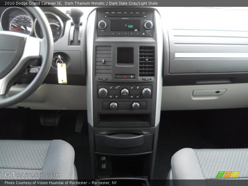 Dark Titanium Metallic / Dark Slate Gray/Light Shale 2010 Dodge Grand Caravan SE