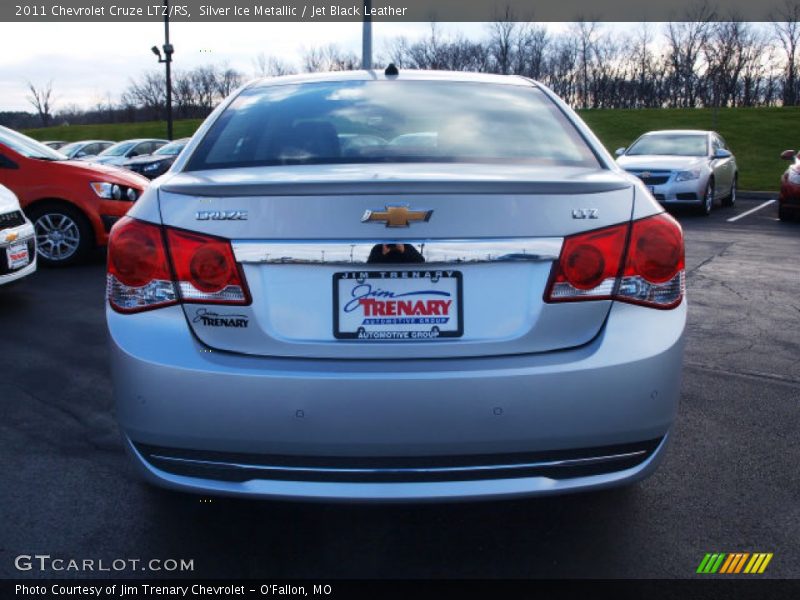 Silver Ice Metallic / Jet Black Leather 2011 Chevrolet Cruze LTZ/RS