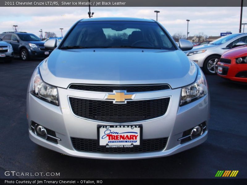 Silver Ice Metallic / Jet Black Leather 2011 Chevrolet Cruze LTZ/RS