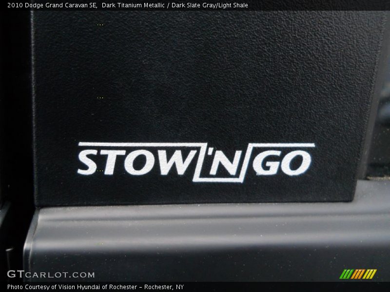 Dark Titanium Metallic / Dark Slate Gray/Light Shale 2010 Dodge Grand Caravan SE