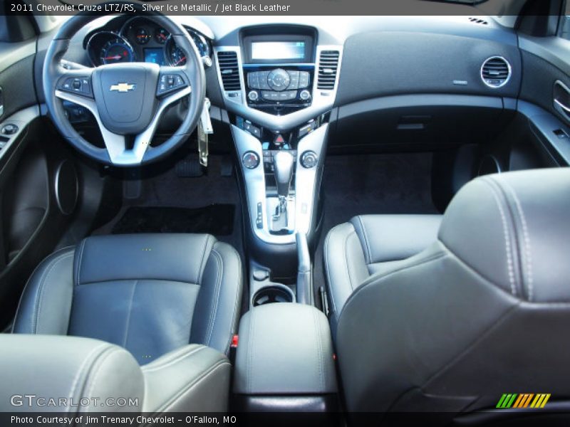 Silver Ice Metallic / Jet Black Leather 2011 Chevrolet Cruze LTZ/RS