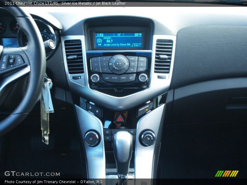 Silver Ice Metallic / Jet Black Leather 2011 Chevrolet Cruze LTZ/RS