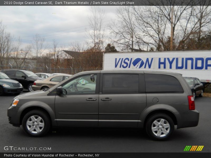 Dark Titanium Metallic / Dark Slate Gray/Light Shale 2010 Dodge Grand Caravan SE