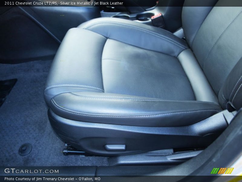 Silver Ice Metallic / Jet Black Leather 2011 Chevrolet Cruze LTZ/RS