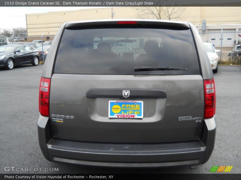 Dark Titanium Metallic / Dark Slate Gray/Light Shale 2010 Dodge Grand Caravan SE