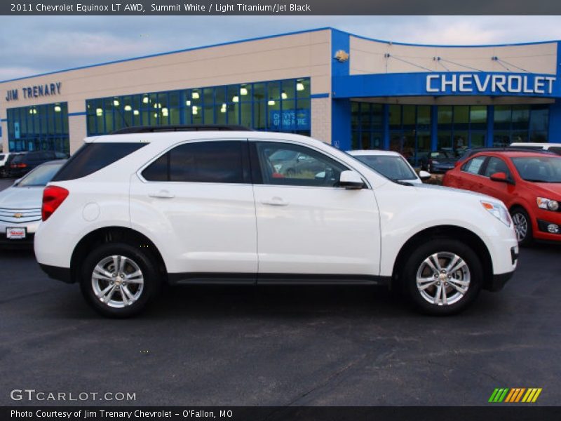 Summit White / Light Titanium/Jet Black 2011 Chevrolet Equinox LT AWD
