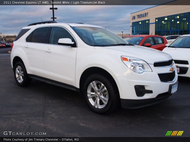 Summit White / Light Titanium/Jet Black 2011 Chevrolet Equinox LT AWD