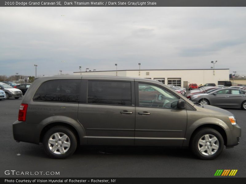 Dark Titanium Metallic / Dark Slate Gray/Light Shale 2010 Dodge Grand Caravan SE