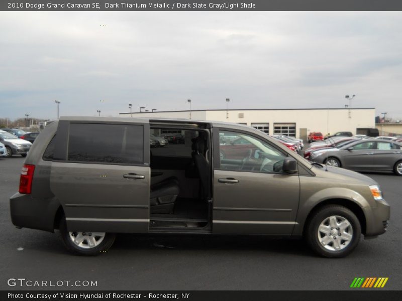 Dark Titanium Metallic / Dark Slate Gray/Light Shale 2010 Dodge Grand Caravan SE