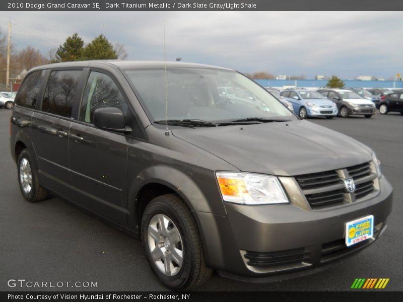 Dark Titanium Metallic / Dark Slate Gray/Light Shale 2010 Dodge Grand Caravan SE