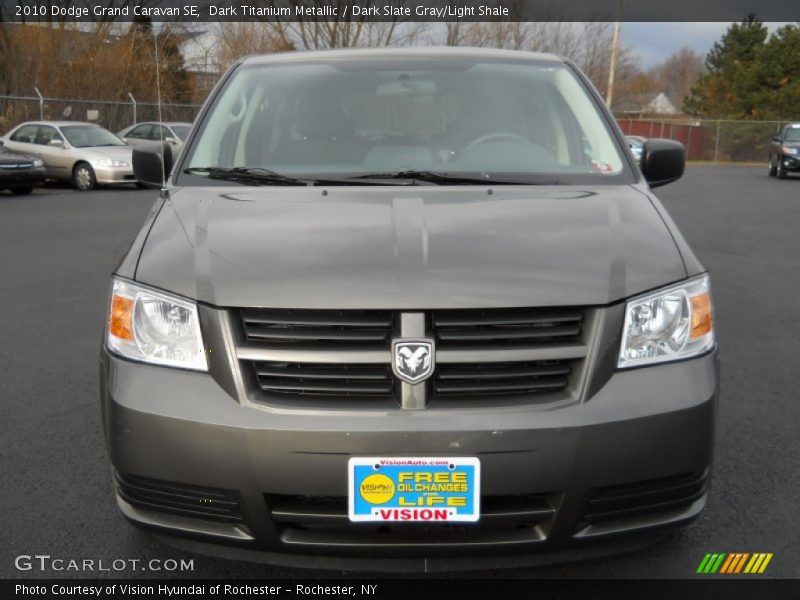 Dark Titanium Metallic / Dark Slate Gray/Light Shale 2010 Dodge Grand Caravan SE