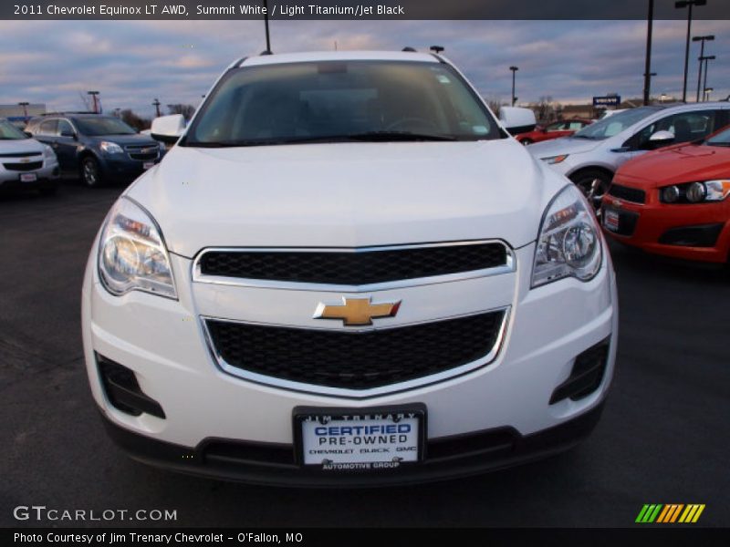 Summit White / Light Titanium/Jet Black 2011 Chevrolet Equinox LT AWD