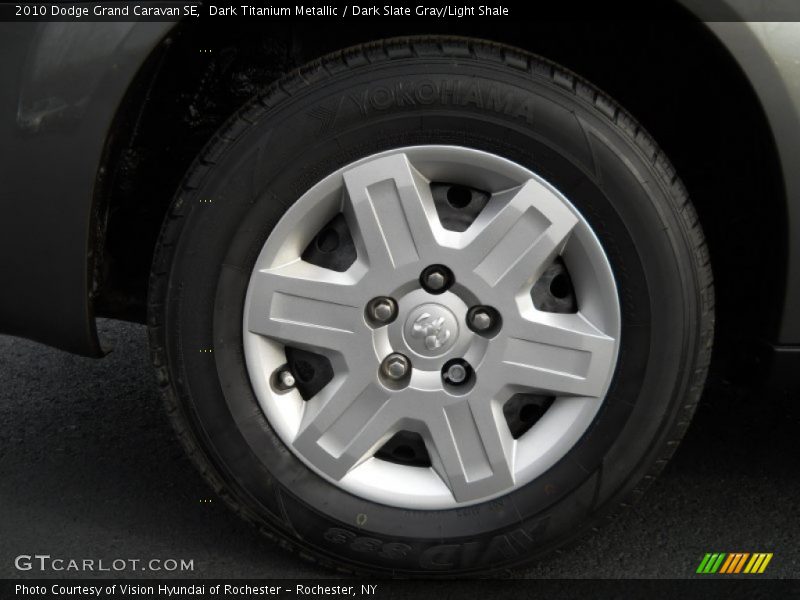 Dark Titanium Metallic / Dark Slate Gray/Light Shale 2010 Dodge Grand Caravan SE