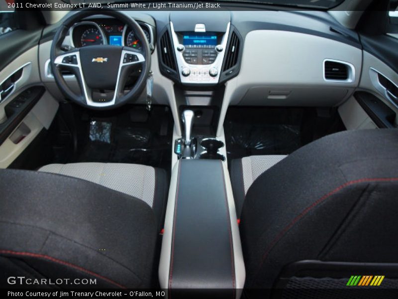 Summit White / Light Titanium/Jet Black 2011 Chevrolet Equinox LT AWD