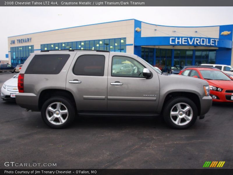 Graystone Metallic / Light Titanium/Dark Titanium 2008 Chevrolet Tahoe LTZ 4x4