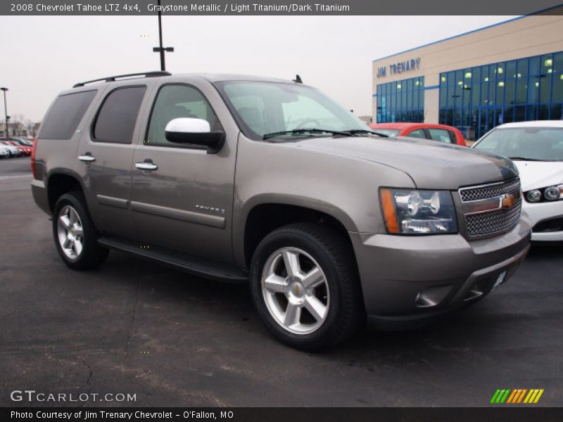 Graystone Metallic / Light Titanium/Dark Titanium 2008 Chevrolet Tahoe LTZ 4x4