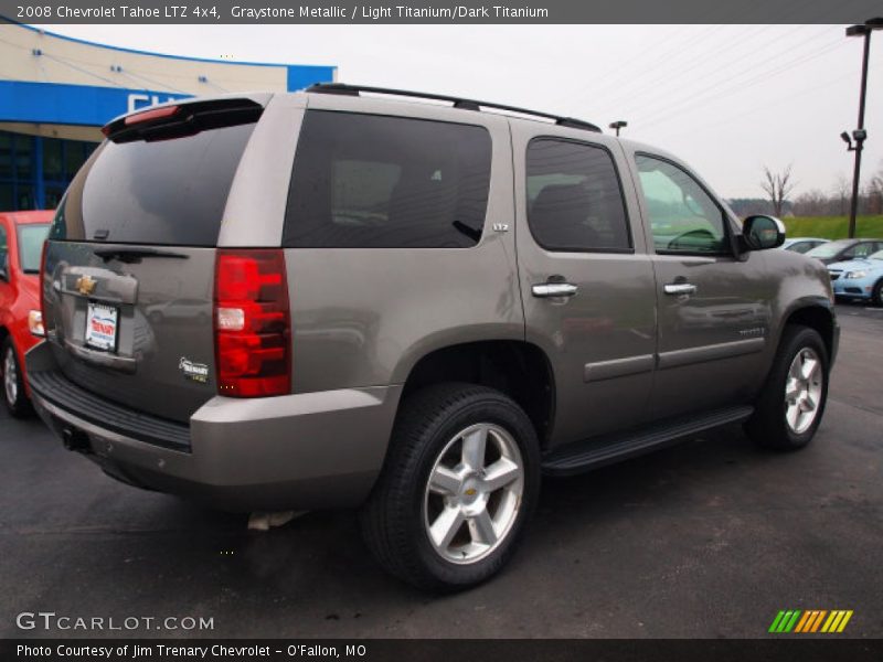 Graystone Metallic / Light Titanium/Dark Titanium 2008 Chevrolet Tahoe LTZ 4x4
