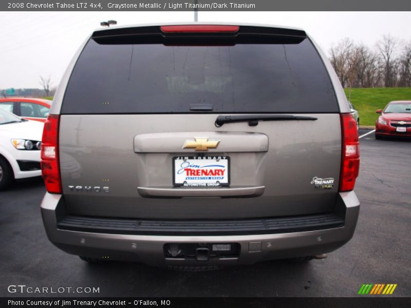 Graystone Metallic / Light Titanium/Dark Titanium 2008 Chevrolet Tahoe LTZ 4x4